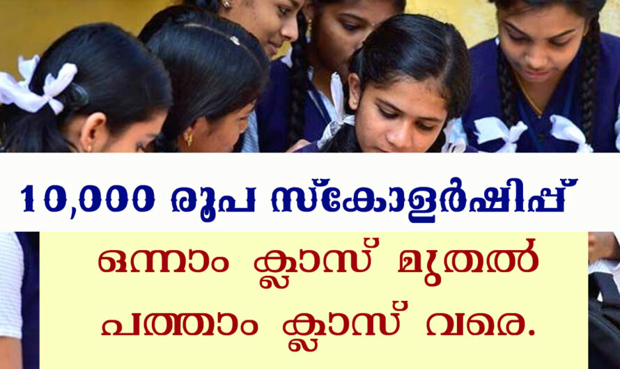 സ്‌കൂൾ കുട്ടികൾക്കുള്ള സ്കോളർഷിപ്പ് സ്‌കീം