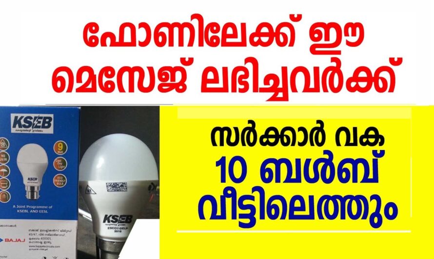 എൽ ഇ ഡി ബൾബുകൾ ഉടൻ