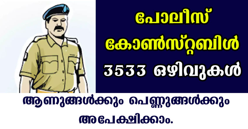 KSP Constable Recruitment 2021 notification – Apply Online