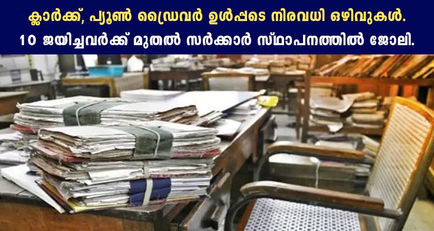 MTS, LDC, Driver vacancies – Apply Now