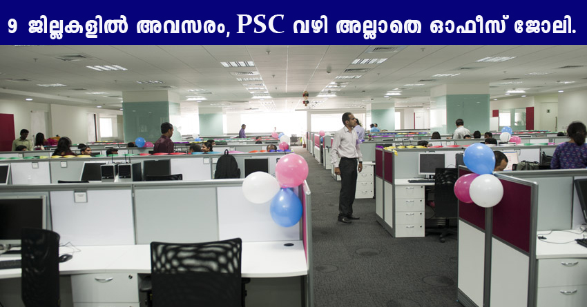 Executive Assistants in various districts of Kerala